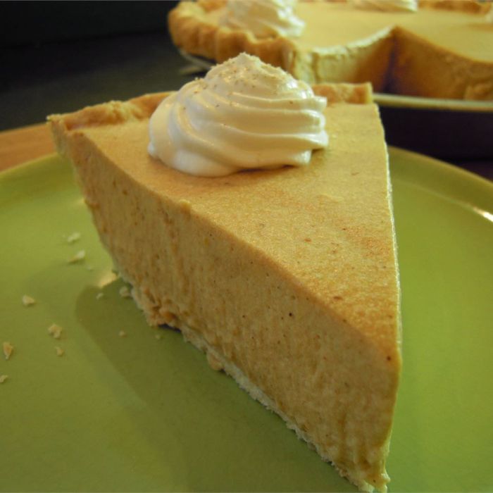 Pumpkin bavarian cream tart