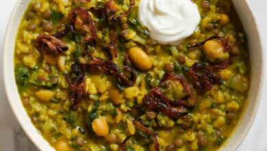 Ash e jow iranianpersian barley soup