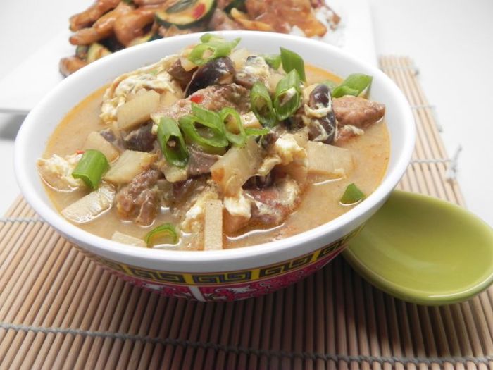 Pork and bamboo shoots