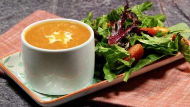 Cream of sweet potato soup