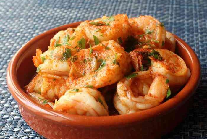 Spanish garlic shrimp gambas al ajillo