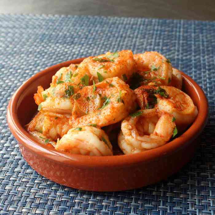 Spanish garlic shrimp gambas al ajillo