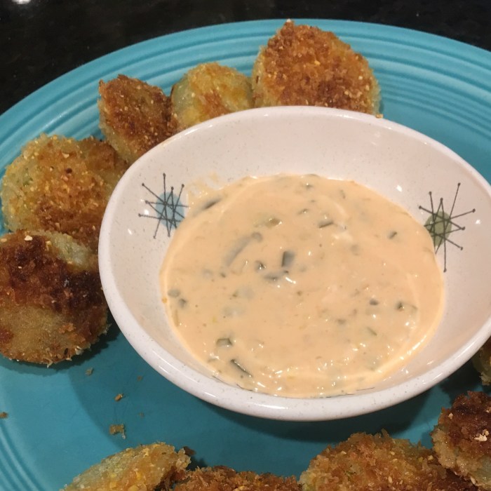 Fried tomatoes acre crab bancroft