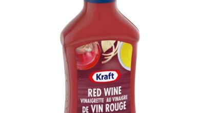 Homemade red wine vinaigrette