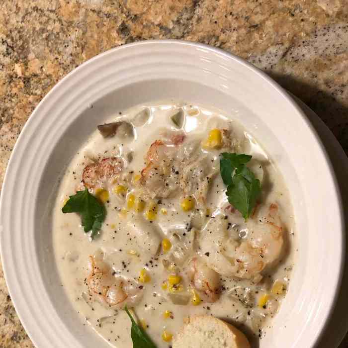 Chowder seafood recipe shrimp clam clams