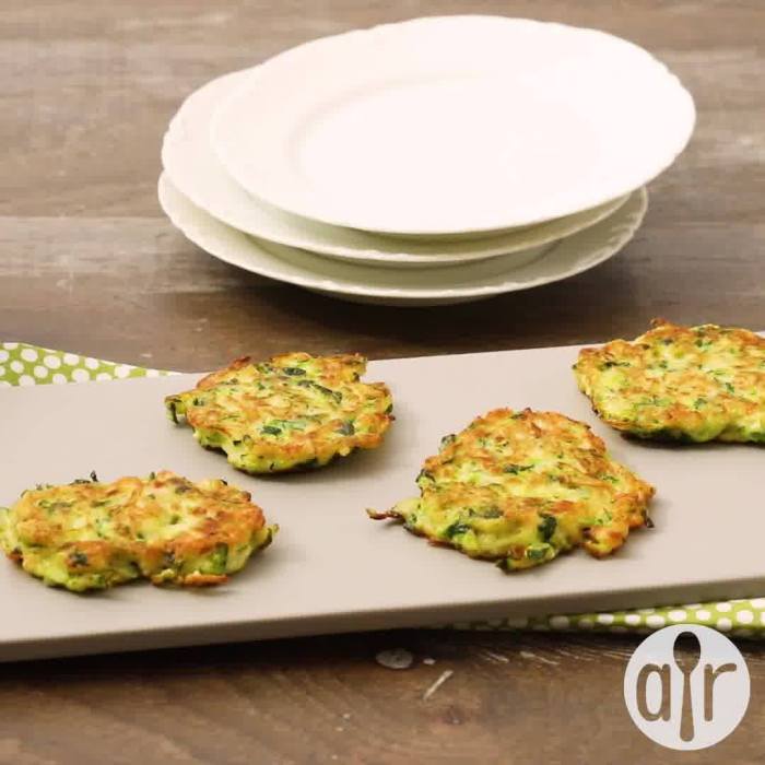 Zucchini fritters grated cheese parmesan shredded mixture