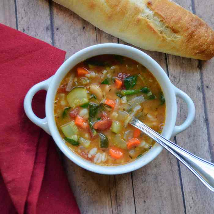 Kale white bean and farro stew