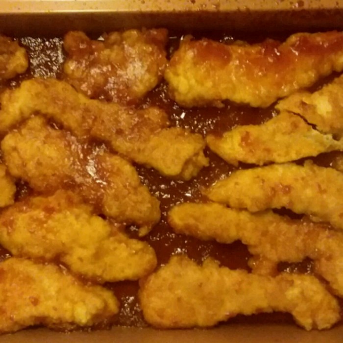 Sweet and sour chicken tenders