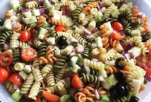 Rainbow pasta salad ii