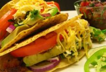 Traditional mexican street tacos