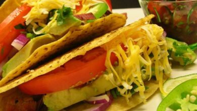 Traditional mexican street tacos