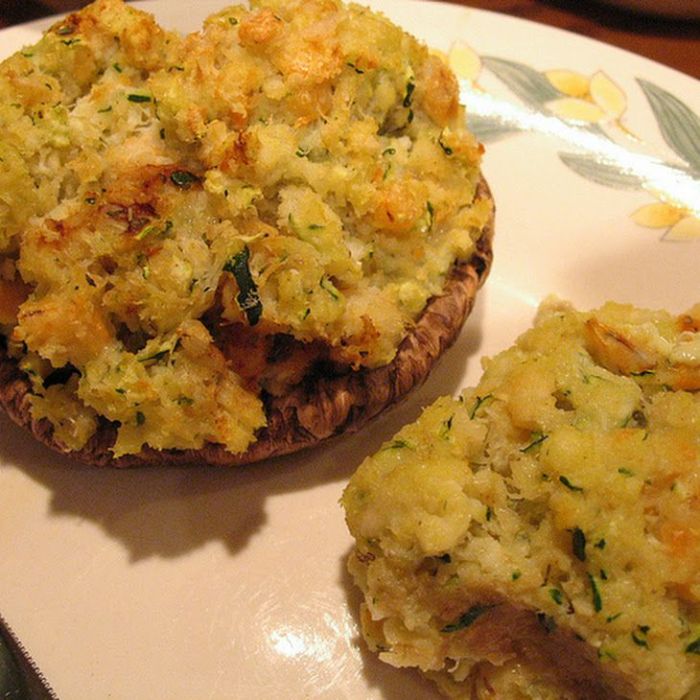 The best seafood stuffed mushrooms