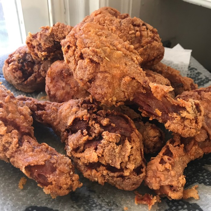 Firecracker fried chicken drumsticks