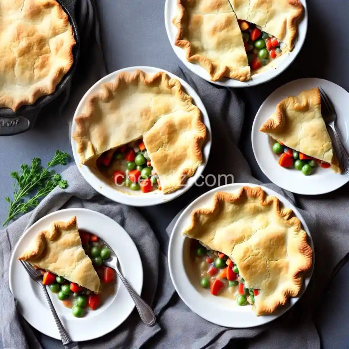 Moms fabulous chicken pot pie with biscuit crust