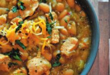 Instant pot yardbird chili with white beans