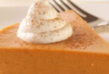 Easy crustless pumpkin pie