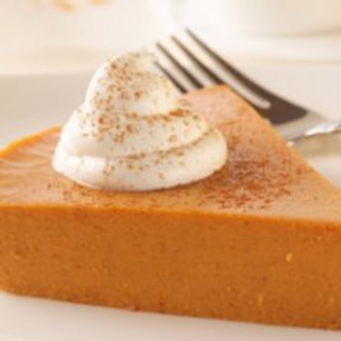 Easy crustless pumpkin pie