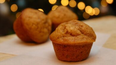 Delicious sweet potato muffins