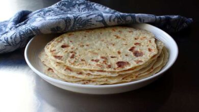 Norwegian potato flatbread lefse