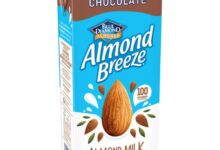 Almond milk chocolate pudding