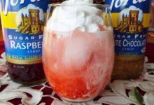 Homemade italian cream soda