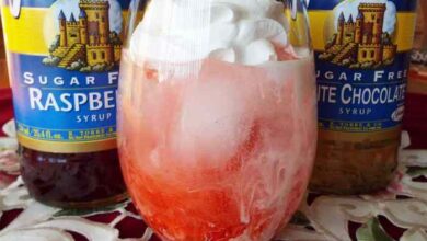 Homemade italian cream soda