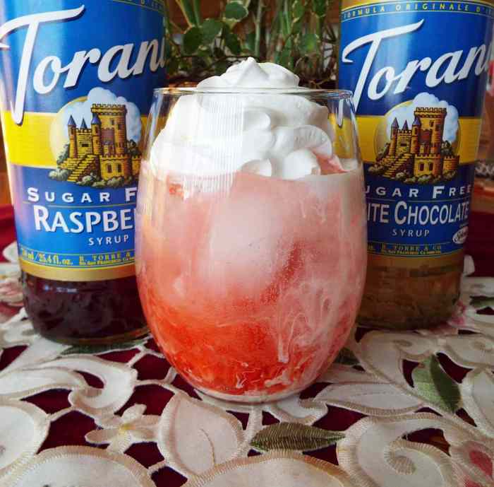 Homemade italian cream soda