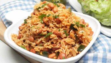 Mexican rice and beans