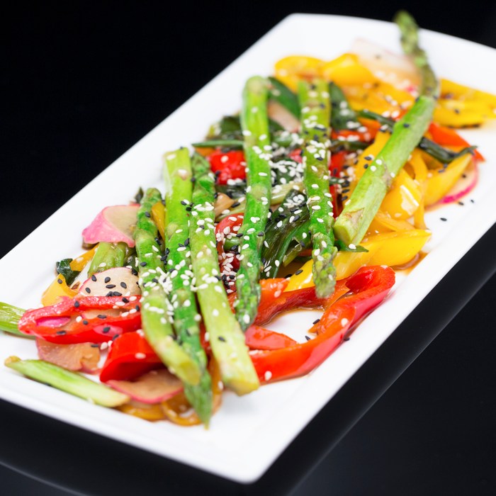 Quick asparagus stir fry