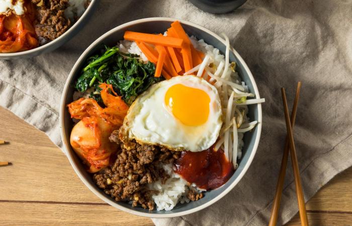 Easy korean ground beef bowl