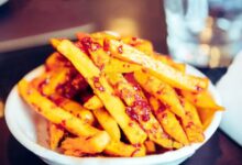 Spicy chili french fries