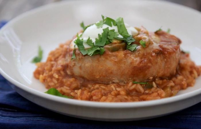 Easy and delicious mexican pork chops