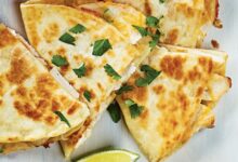 Simple egg and cheese breakfast quesadillas