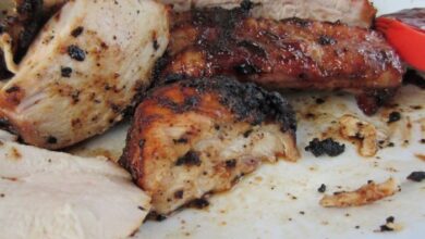 Grilled five spice chicken