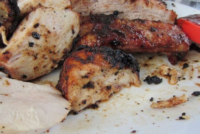 Grilled five spice chicken