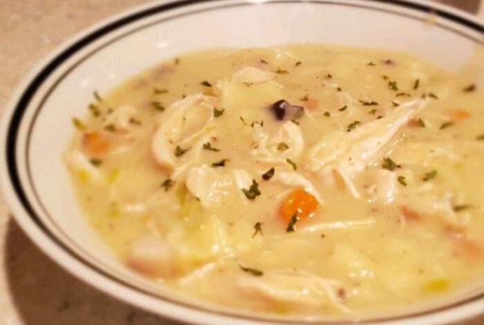 Super easy chicken and dumplings