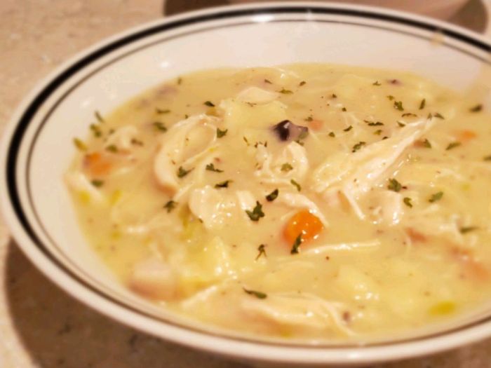 Super easy chicken and dumplings