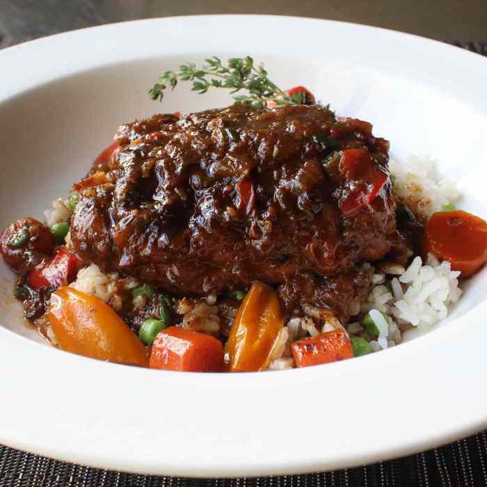 Jamaican brown stew chicken