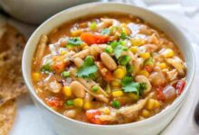 White bean chicken chili