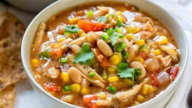 White bean chicken chili