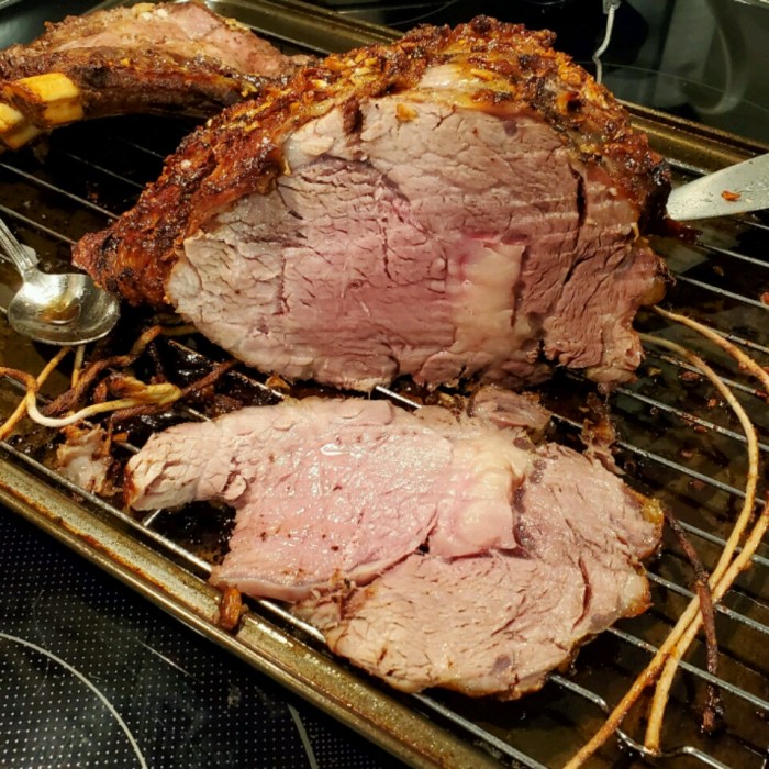 Easy rib eye roast