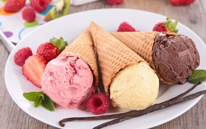 Yummy ice cream bread