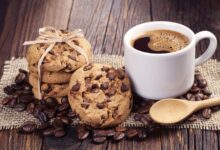 Coffee chocolate chip cookies