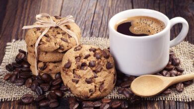 Coffee chocolate chip cookies