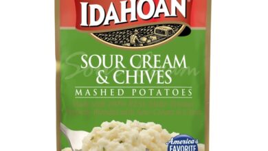 Sour cream and chive mashed potatoes