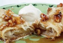 Easy apple enchilada dessert