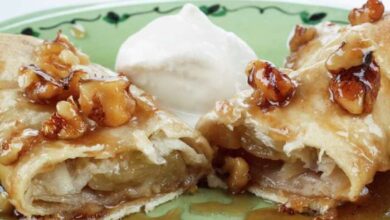 Easy apple enchilada dessert