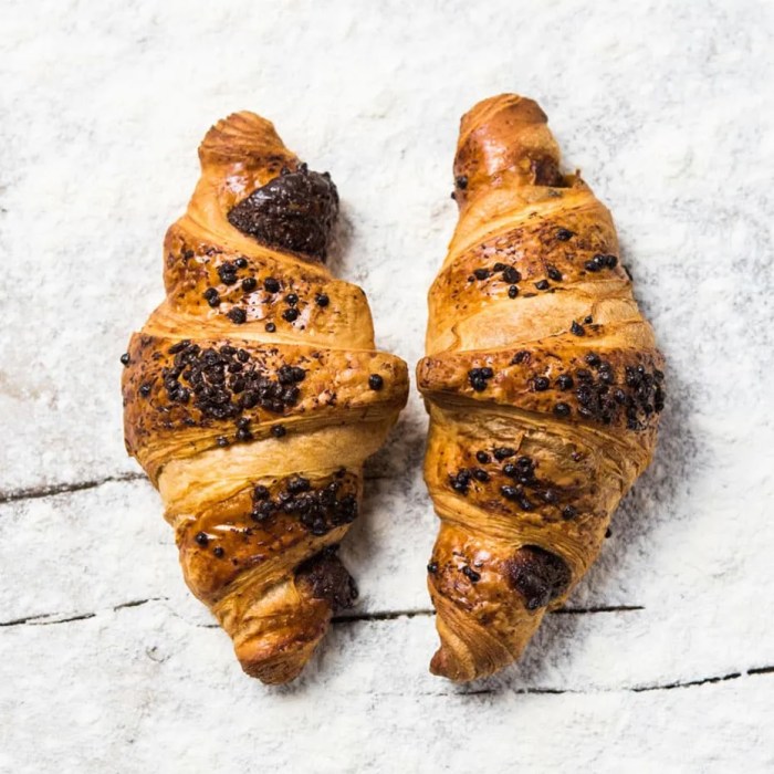 Chocolate croissant pan sheet recipe croissants breakfast sweet easy cookie baked pastry oven crowd such favorite way right fun make