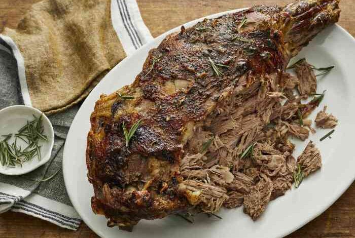 Chef johns roasted leg of lamb