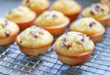 Easy cranberry orange muffins